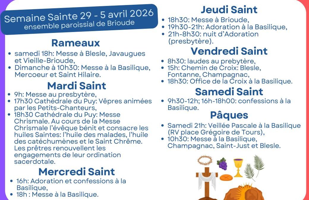 Semaine Sainte à Brioude