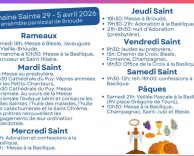 programme de la Semaine Sainte à Brioude