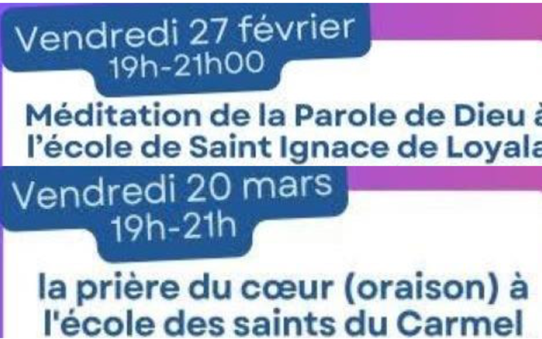 LES VENDREDIS du carême, une invitation très suivie!