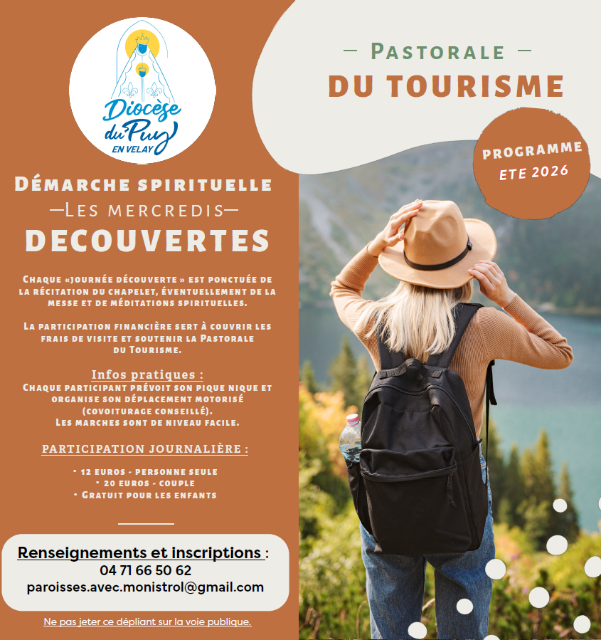 Mercredi de la pastorale du tourisme diocèse du Puy