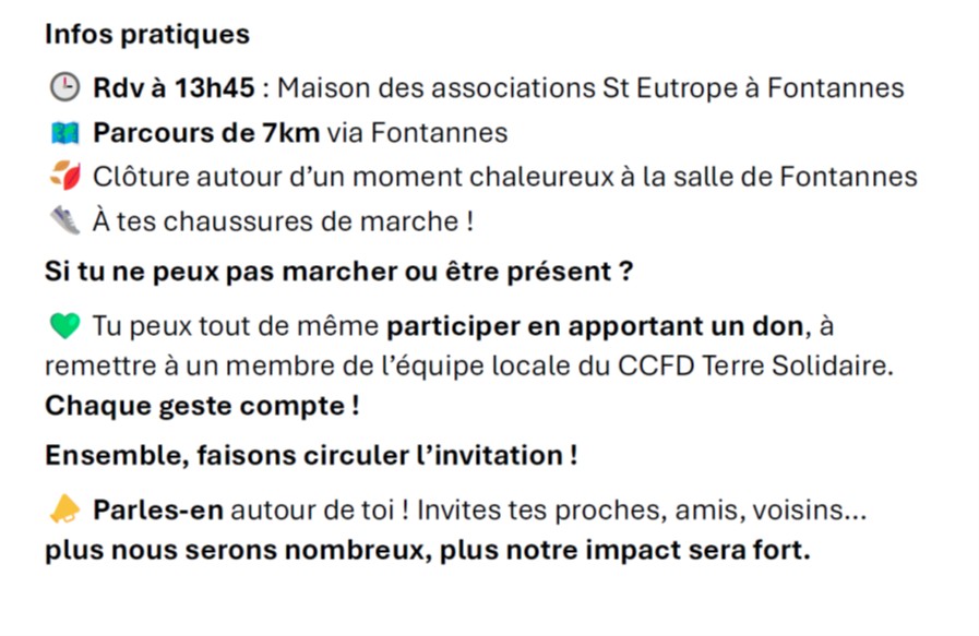 marche CCFD